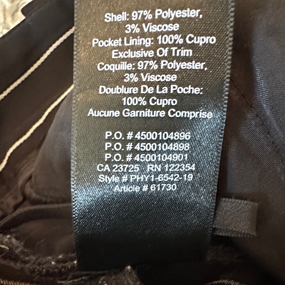 I—Babaton Women's Black and White Pinstripe Pants - Picture 4 of 13